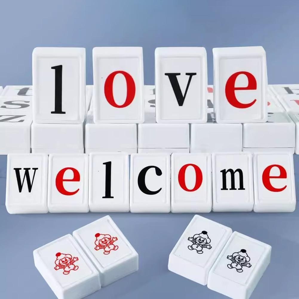 Kids Alphabet Mahjong Set Word - Party Games Kids And Adults ulasan dan harga