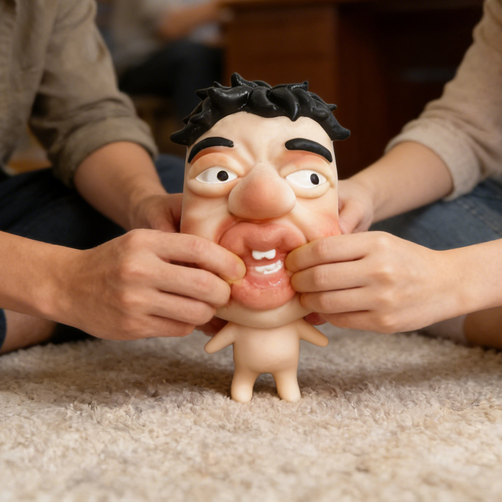 Face Pimple Popping Fidget Toy - Party Games Adults Funny ulasan dan harga