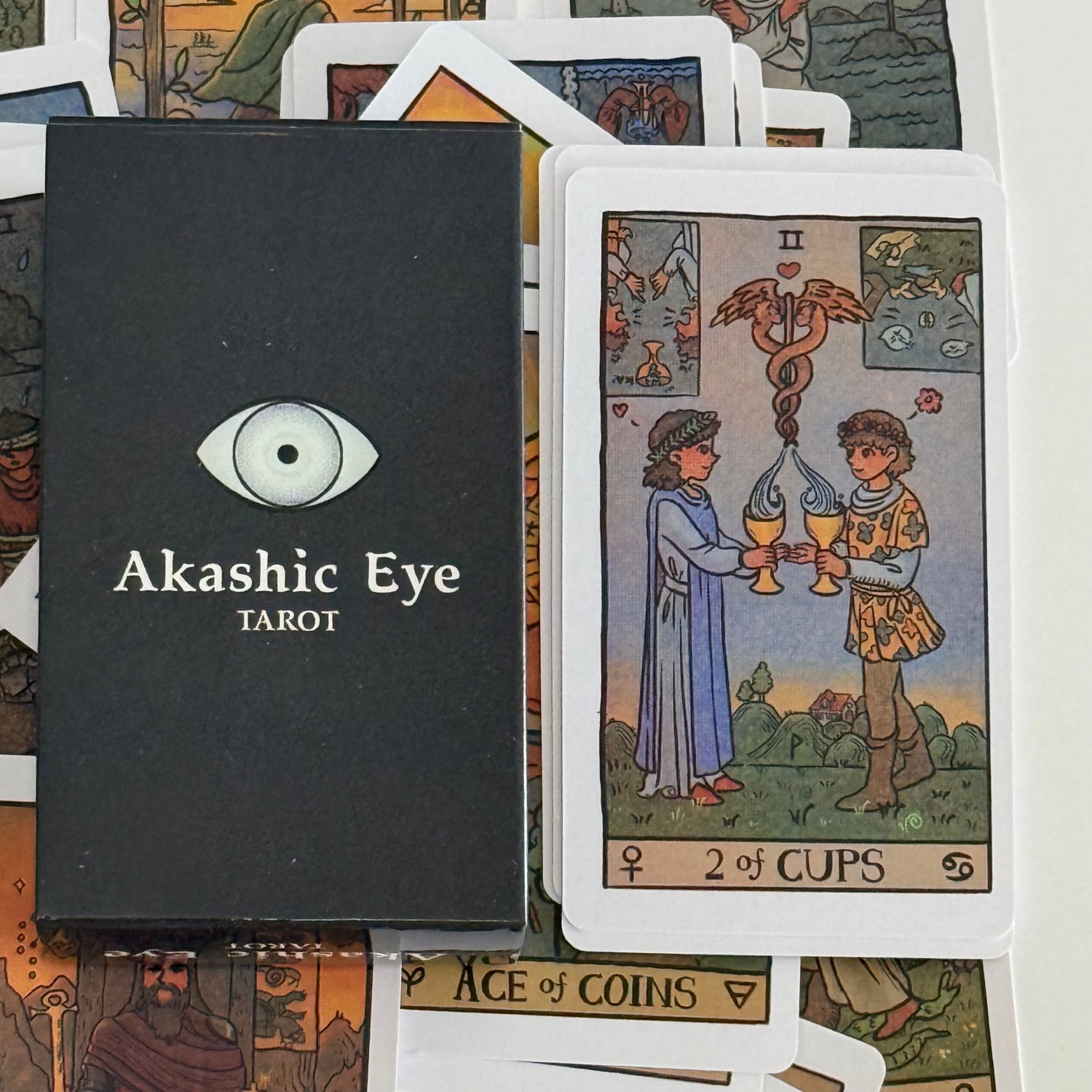 Akashic Eye Tarot Cards Deck 7 - Party Games Easy ulasan dan harga