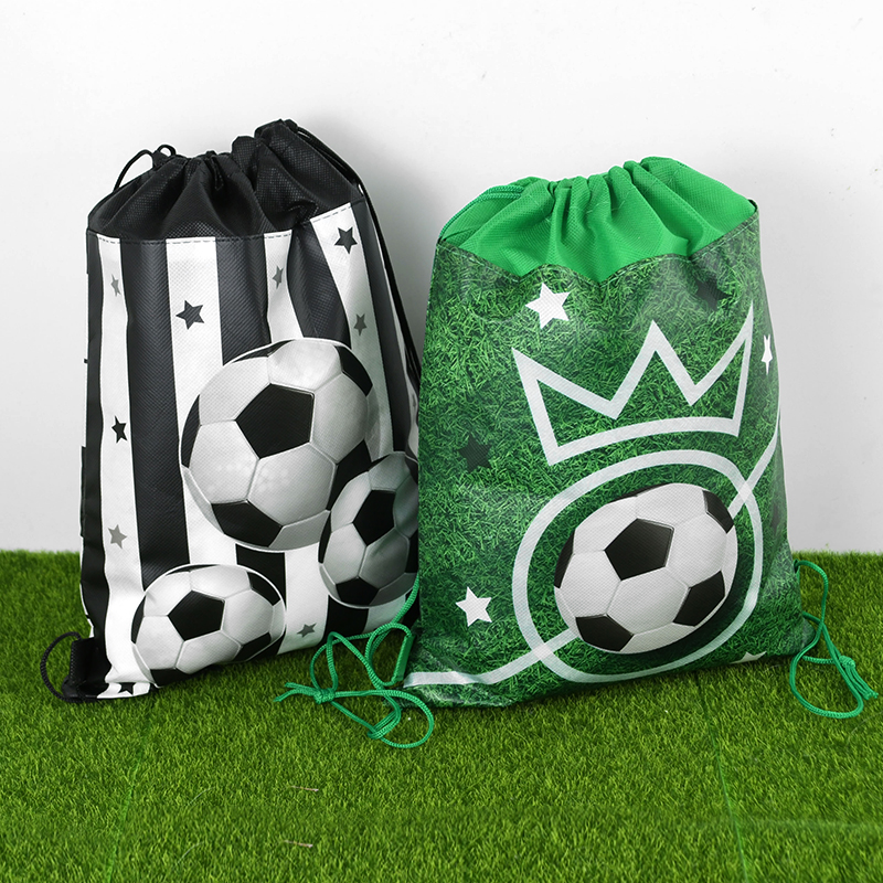 Soccer Party Non-woven Drawstr - Party Games Gender Reveal ulasan dan harga