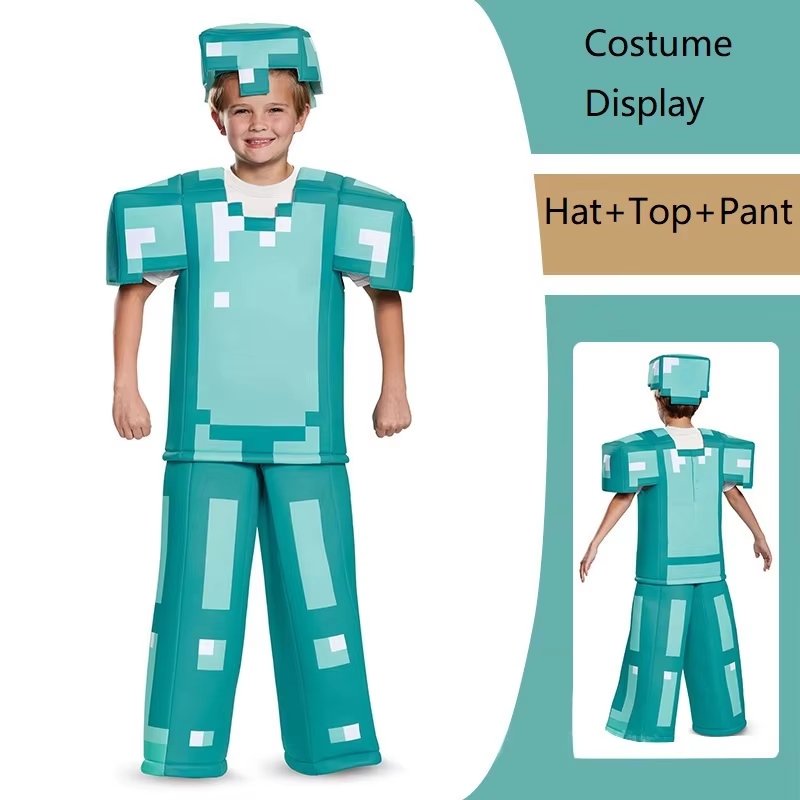 NEW Kids Cosplay Diamond Armor - Kids Party Games ulasan dan harga