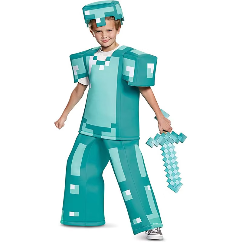 NEW Kids Cosplay Diamond Armor - Kids Party Games ulasan dan harga