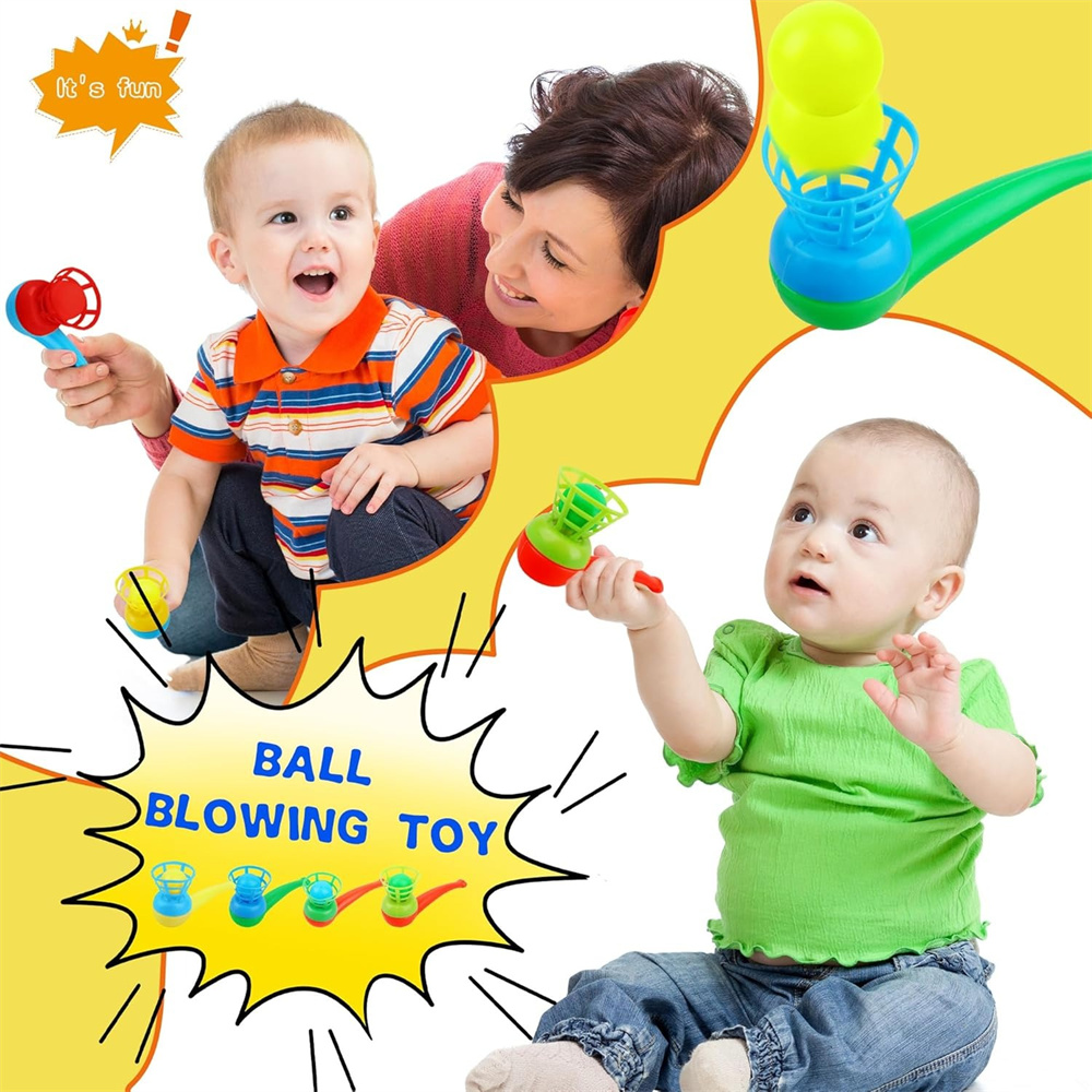 2/4/8Pcs Floating Blowing Ball - Party Games Gender Reveal ulasan dan harga